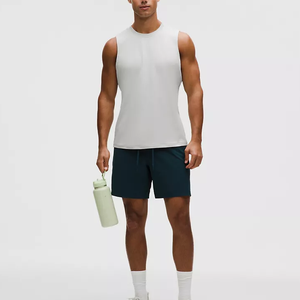 Casual Quick Dry Moisture Wicking Fitness Stringer Tank Top Men's Gym Workout <b>Singlet</b> Breathable <b>Running</b> Rayon/Spandex Crew Neck - Product Image 1