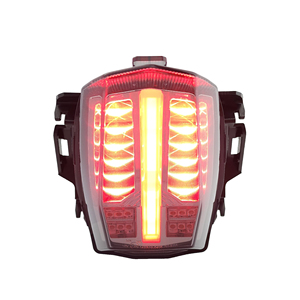 R15 2017-2022 Motorcycle Integrated Signal LED <b>Tail</b> Light Rear Brake Lamp Turn Signal Smoke Lens - Product Image 2