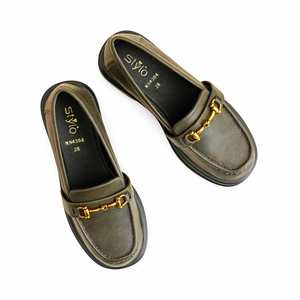 Noir WN4364 Moccasin Chunky Chaussures - Product Image 1