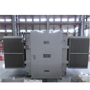 Transformador Trifásico Sumergido en Aceite, Montado en Plataforma, Fabricado en Corea, OEM ODM Kumkang 3000/3360kVA/34500D/480Y/277V 50/60Hz AL-AL - Product Image 1