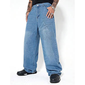 Jean baggy tendance pour jeunes, collection streetwear, coupe droite ample pour un ajustement confortable - Product Image 6