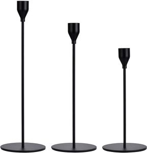 Juego de Portavelas de Metal con Acabado Negro de Calidad de Exportación, Diseño Clásico, Hecho a Mano, Ecológico, de Lujo, Único, para Bodas, Hogar y Mesa - Product Image 3