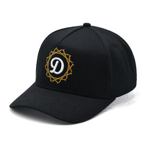 Casquette de baseball unisexe personnalisée en polyester/coton avec logo brodé en 3D, réglable, à fermeture snapback, pour une utilisation décontractée en extérieur - Product Image 1
