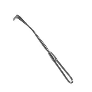 เครื่องมือถ่างเส้นเลือดแบบใหม่ Sachs Vein Retractor ปลายสแตนเลสแบบโค้งและแบบฟันเลื่อย 4 แฉก ขนาด 21 ซม. สำหรับการแพทย์ โดย Blush Surgical - Product Image 4