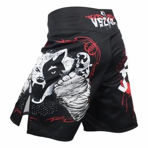 Pantalones cortos de MMA para hombre, con estampado, cintura elástica, para entrenamiento en gimnasio, kickboxing, ligeros, de secado rápido, coloridos, para artes marciales mixtas. - Product Image 4