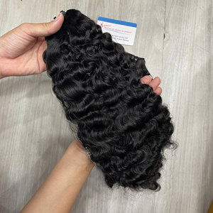 Extensiones de Cabello Humano Rizado Vietnamita de Venta Caliente, Doble Trama, Puntas Gruesas y Llenas, Volumen Natural, Textura Suave - Product Image 3