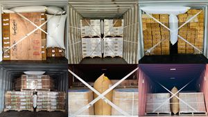 Coussin d'air gonflable robuste PP Dunnage 600x900mm pour la sécurisation des conteneurs - Product Image 2