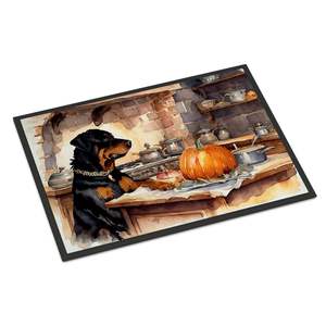 ร็อทไวเลอร์พรมเช็ดเท้าฟักทอง24H x 36W, พรมเช็ดเท้ากันลื่นในร่มกลางแจ้ง - Product Image 1