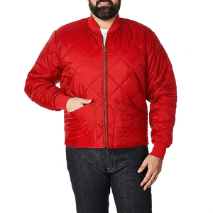 Blouson Bomber Matelassé Bleu Marine pour Homme avec Poches Zippées – Coupe Droite Décontractée pour le Printemps – Imperméable, Respirant et Coupe-Vent - Product Image 4