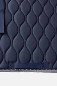 Juego de almohadillas de sillín multiusos Sofisticación de tinta azul marino Numnahs de doma equina con almohadillas de sublimación de diseño Matchy - Product Image 3