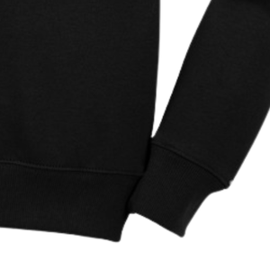 เสื้อสเวตเชิ้ตแบบซิป ¼ ตัว คอวี แขนยาว สีดำ ผ้าฟลีซ นุ่ม อุ่น สวมใส่สบาย เหมาะสำหรับกิจกรรมกลางแจ้ง แฟชั่นลำลอง สำหรับทุกเพศ - Product Image 4