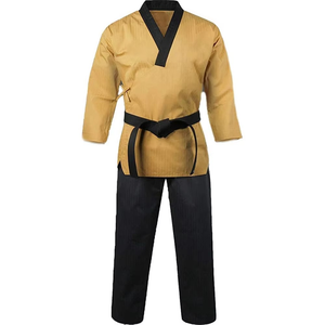 Nouveauté, uniformes de taekwondo unisexes de haute qualité en coton et polyester, anti-rétrécissement, durables, avec logo personnalisé, arts martiaux, karaté - Product Image 1