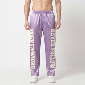 Pantalon de sport pour homme en polyester brodé de haute qualité, 100% broderie, pantalon de jogging, broderie chenille, pantalon de sport pour homme - Product Image 1