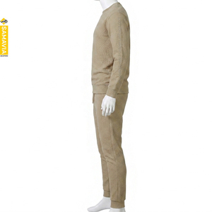 Conjunto de Chándal de 2 Piezas para Hombre, Estilo Informal, Talla Grande, con Capucha, Lavado Ácido, Térmico, para Otoño, 100% Algodón Canvas - Product Image 3
