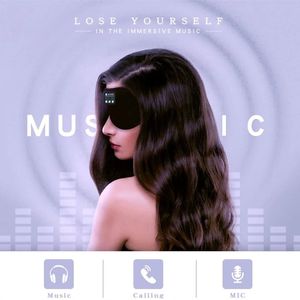 Maschera per Occhi 3D e Cuffie Wireless con Microfono, Fascia Elastica Morbida e Confortevole per Chi Dorme di Lato, Accessorio per Dormire - Product Image 5