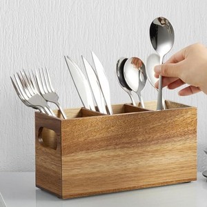 <b>Kitchen</b> countertop organizer natural wood spoon <b>holders</b> for sale hand-made wooden <b>utensil</b> <b>holder</b> - Product Image 5