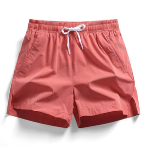 Shorts de Baño para Hombre, Ecológicos, de Secado Rápido, Spandex/Poliéster, Azul, Verde, Naranja, Cintura con Cordón, Casuales - Product Image 2