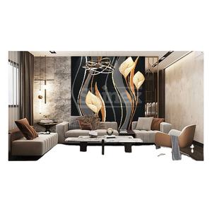 Carreaux de mosaïque murale en verre multi-tons de 10 mm, résistants à l'eau et écologiques, pour la décoration intérieure d'hôtels, d'écoles et d'appartements - Product Image 2