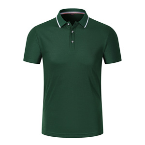 Polo de golf pour homme en promotion – Logo personnalisé, coupe classique, tissu respirant, manches courtes, technique de broderie - Product Image 2