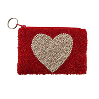 Mini pochette pliable multicolore à fermeture magnétique en forme de cœur, taille personnalisée, thème amour, sacs à main décontractés faits à la main, mode, antivol