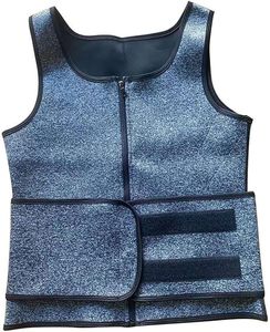 Wholesale Men's Sauna <b>Vest</b> Sweat Body Shaper Waist Trainer Tank <b>Top</b> Slimming Tummy Control For Gym - Product Image 3