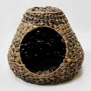 Woven Fiber <b>Cat</b> Tree Nest with Sisal Post and Soft Cushion Indoor Pet Furniture for <b>Cats</b> - Product Image 5
