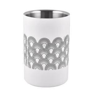 Vente en gros en acier inoxydable double refroidisseur de vin seau à glace en métal pour le champagne et l'eau froide refroidisseur de vin pour les fêtes d'accueil - Product Image 1