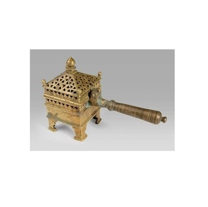 Decorative Carved Metal Incense <b>Burner</b> Holder For Spiritual Healing Meditation And Aromatherapy Fragrance Use - Product Image 4