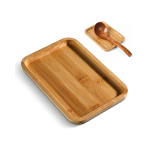 Reposacucharas rectangular de bambú natural para estufa, soporte para utensilios de cocina, de fábrica B2B de Vietnam - Product Image 1