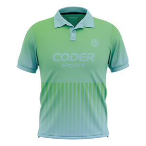 Camisa de punto sólida para hombre al por mayor, cómoda, de secado rápido, transpirable, estilo casual de negocios, a la moda, de manga corta. - Product Image 1