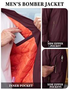 เสื้อแจ็คเก็ตวาร์ซิตี้ผ้าซาตินสำหรับผู้ชาย แฟชั่นเสื้อแจ็คเก็ตเบสบอลแบบวิทยาลัย เสื้อแจ็คเก็ตซาตินแบบสั่งทำพิเศษ เสื้อแจ็คเก็ตซาตินน้ำหนักเบาสำหรับใส่เป็นเสื้อนอก - Product Image 6