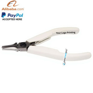 คีมปากแบนสแตนเลสคุณภาพสูง 120 มม. ด้ามจับสองชิ้น น้ำหนักเบา ใช้งานลื่นไหล เหมาะสำหรับงานทำเครื่องประดับ มีตัวเลือกแบบกำหนดเองได้ - Product Image 1