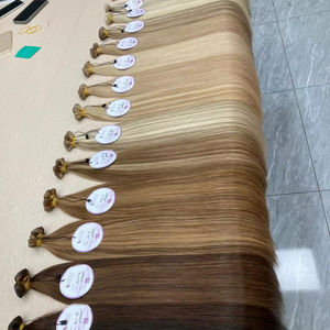 Les Meilleures Ventes de Bundles de Cheveux Humains Lisses en Bande, Couleur Piano Vietnamienne, Cuticules Alignées, Prix de Gros - Product Image 4