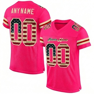 Conjuntos de Camisetas de Fútbol Sublimadas con Estilo Personalizable, Camiseta de Entrenamiento de Fútbol de Secado Rápido, Transpirable, Antibacteriana, Unisex para Verano - Product Image 1