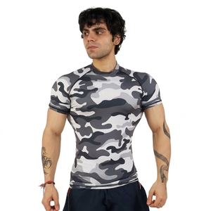 Custom Men's <b>Rashguard</b> BJJ Full Body Printing Compression Polyester/Nylon Breathable Gym - Product Image 1