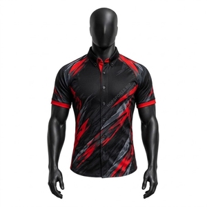 Chemises de course Pit Crew personnalisées OEM, respirantes, à séchage rapide, imprimées, pour adultes unisexes, vêtements de course d'été - Product Image 6