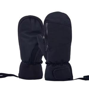 Guantes de Esquí Negros Impermeables, Ligeros, Térmicos, con Aislamiento, Compatibles con Pantalla Táctil, Transpirables, de Dedo Completo, para Invierno - Product Image 1