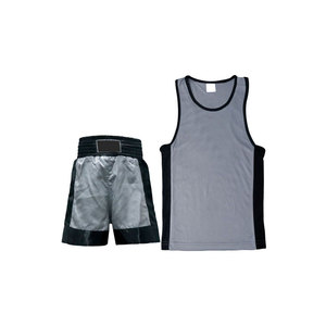 Nuevo Conjunto de Chaleco y Pantalones Cortos de Boxeo para Entrenamiento y Competencia, Uniforme de Boxeo Elástico y Ligero - Product Image 1