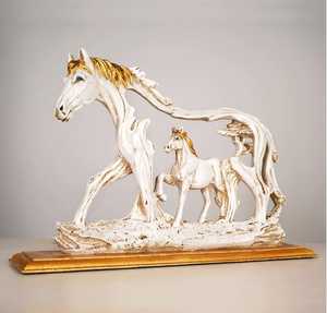 Decoración de Resina con Forma de Caballo, Estatua de Caballo Galopante Feng Shui, Artesanía de Resina, Figuras Decorativas Creativas para el Hogar - Product Image 5