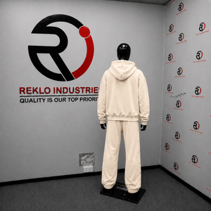 Conjunto Deportivo Beige para Hombre, Sudadera con Cierre Completo y Pantalones Jogger, Dos Piezas, Ropa Casual Deportiva, Estilo Urbano, Suave - Product Image 4
