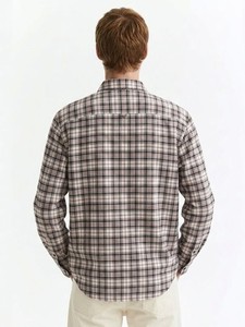 เสื้อเชิ้ตผู้ชาย Enovate แบบกระดุมสองแถว ลายสก็อต ผ้าฝ้าย แขนยาว ปกคอพับ ระบายอากาศได้ดี เหมาะสำหรับใส่ในฤดูร้อน - Product Image 2