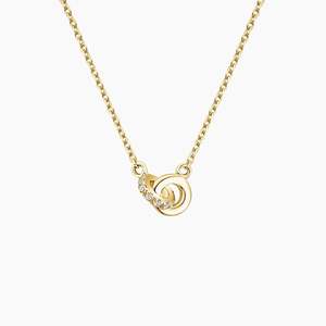 Anillo Moderno de Diamantes Cultivados en Laboratorio con Certificación IGI, Oro Blanco de 14K, Diseño Circular Minimalista, Elegante Joya para Uso Diario, Regalo - Product Image 1