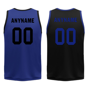 Men's Custom Printed Summer Sleeveless Basketball Jersey Breathable Quick Dry Performance Team Uniform OEM Supplier - Product Image 2