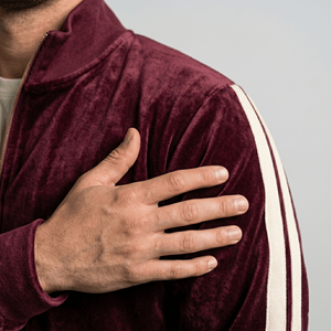 <b>Men</b> <b>Thermal</b> Woven Velvet Tracksuit Set Zip up Hoodie Jogger Pants Soft Velour Streetwear Casual Outfit 100% Polyester - Product Image 5