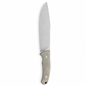 Professional Fixed Blade Hunting Knives with Beige Textured Grip Wide <b>Steel</b> Blade for <b>Outdoor</b> Camping Trail Cutting and Fieldwor - Product Image 4