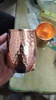Vaso de Cobre Puro Hecho a Mano, Apto para Lavavajillas y Portátil, Nuevo Diseño para Hoteles, Gran Venta