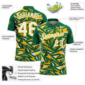 Polo de sport personnalisé en polyester à séchage rapide, uniforme d'équipe, fabricant de vêtements OEM, fournisseur de qualité export - Product Image 3