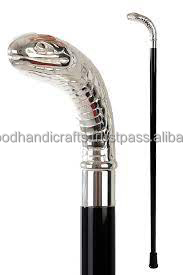 Nuevo diseño Venta caliente Bastón de madera con nuevo diseño Mango de latón Bastón para caminar plegable Bastones decorativos para caminar - Product Image 3