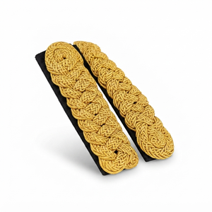 Fabricante ODM, Pares de Epaulettes de Hombro con Cordón Dorado para Uniforme Ceremonial, Bordados Premium para Oficiales - Product Image 2