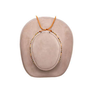 GENERSA SPORTS Chapeau de cowboy en laine marron à large bord, unisexe, décontracté, pour l'extérieur, quatre saisons, adulte, 50-52 cm - Product Image 4